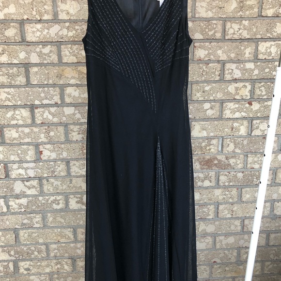 Joseph Ribkoff black evening long dress size 6 - Picture 3 of 14